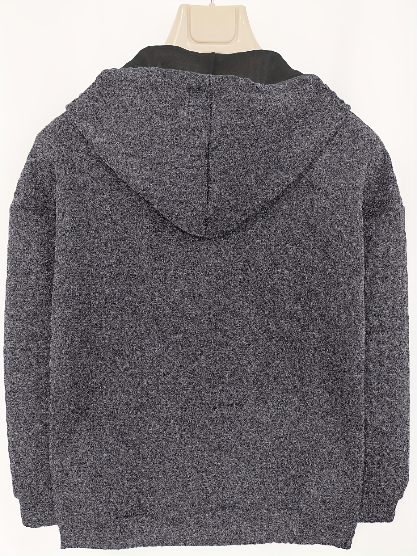 cable knit quarter zip hoodie casual long sleeve drawstring hoodies sweatshirt womens clothing details 13
